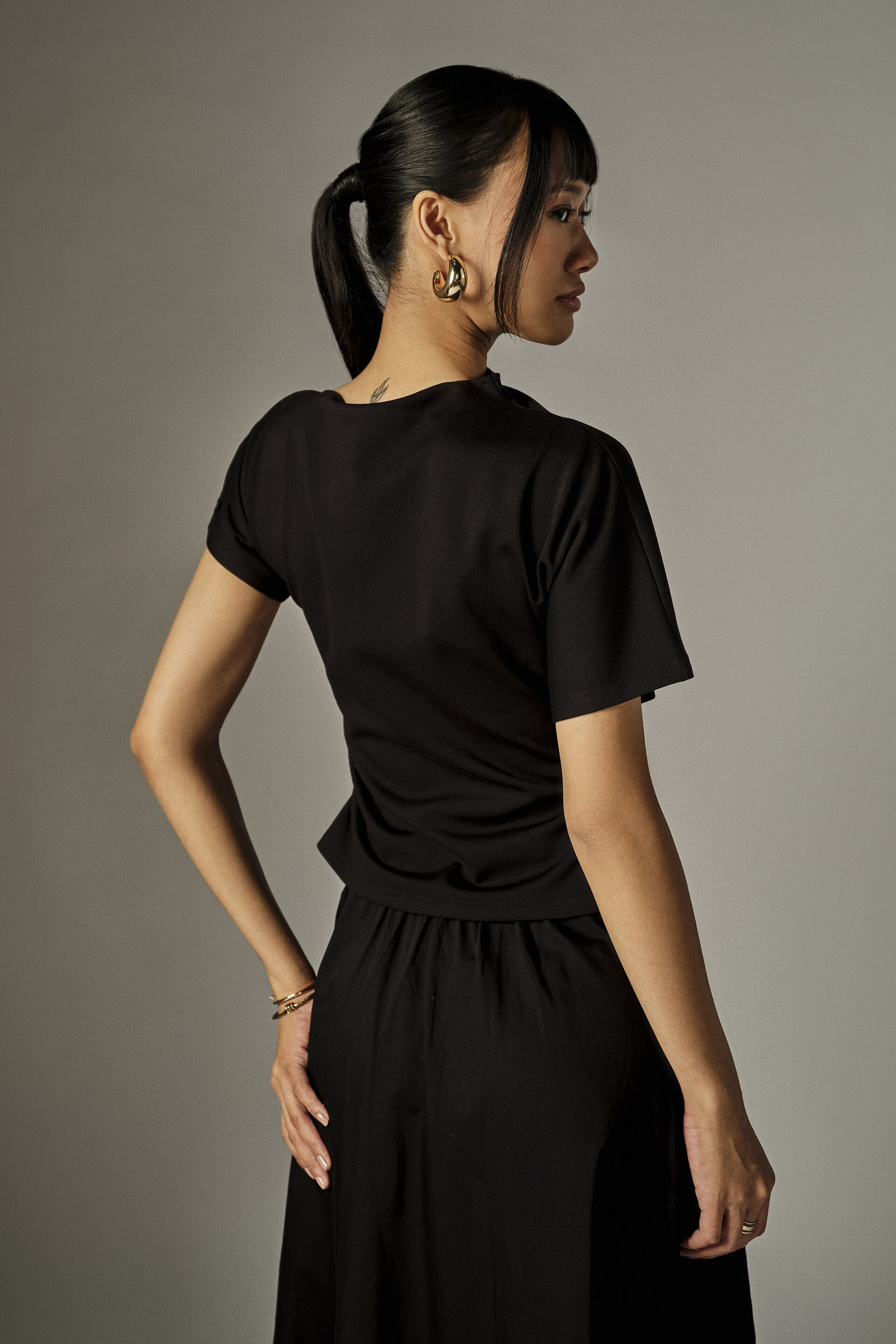 Kayla Black Top, Black, image 6